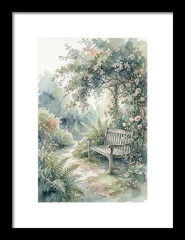 Hidden Garden Corner With Bench
