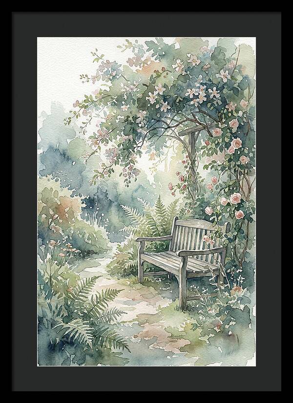 Hidden Garden Corner With Bench