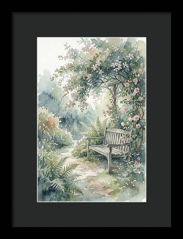 Hidden Garden Corner With Bench