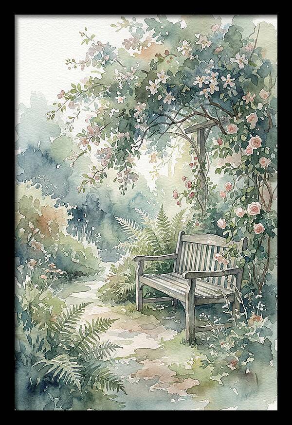 Hidden Garden Corner With Bench