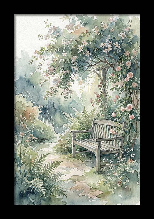 Hidden Garden Corner With Bench