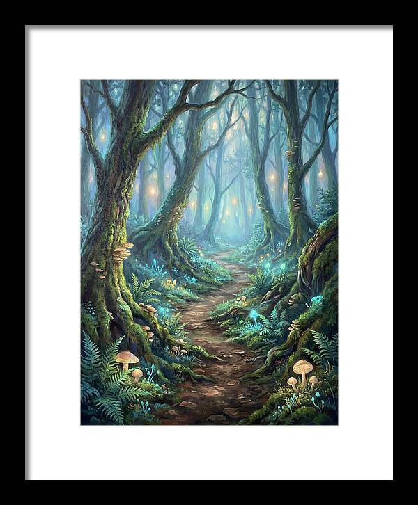 Hiking Trail Through Enchanted Forest
