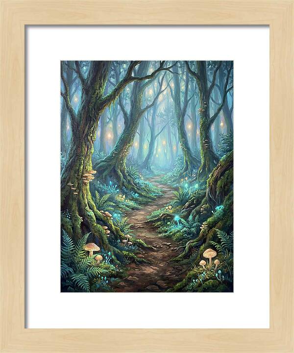 Hiking Trail Through Enchanted Forest