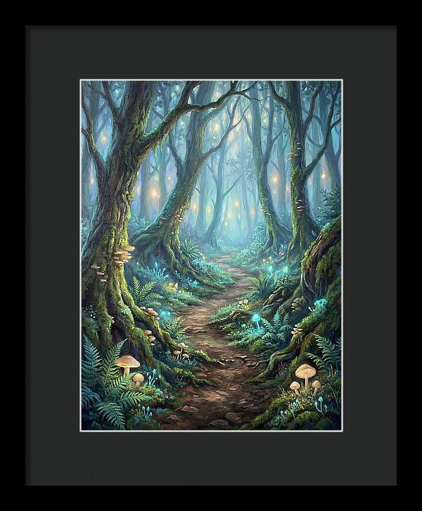 Hiking Trail Through Enchanted Forest