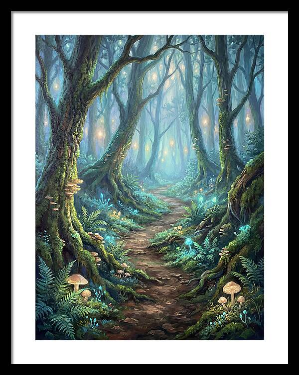Hiking Trail Through Enchanted Forest