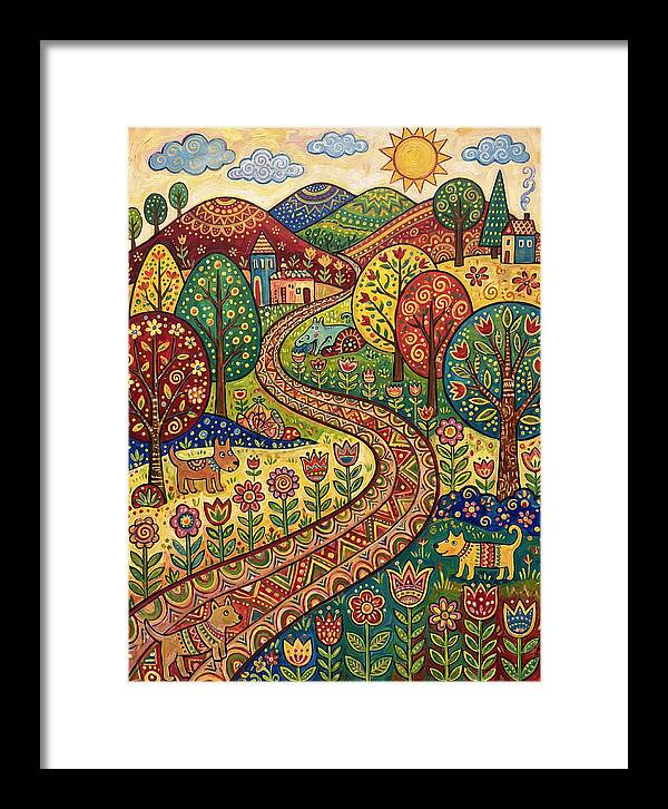 Hiking Trail Through Vibrant Landscape