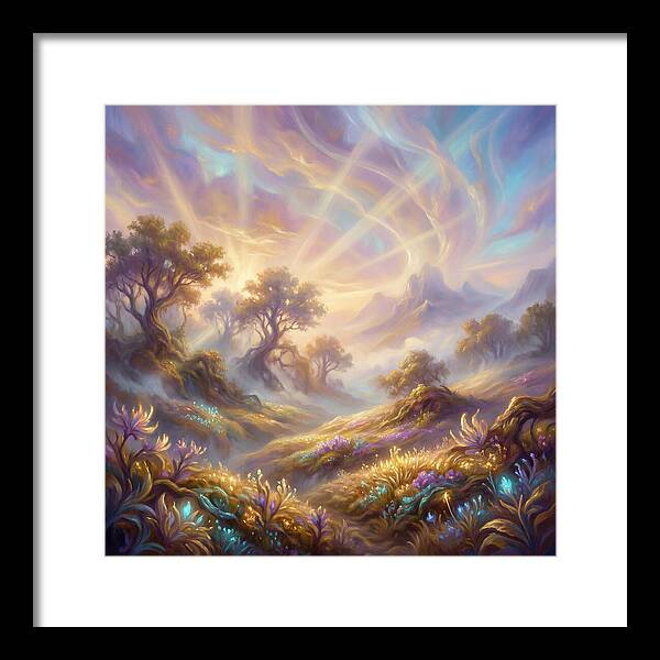 Hillside Landscape Luminous