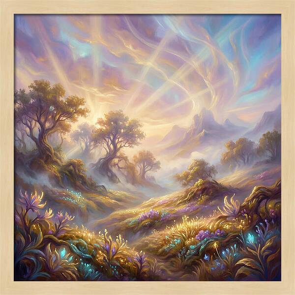 Hillside Landscape Luminous
