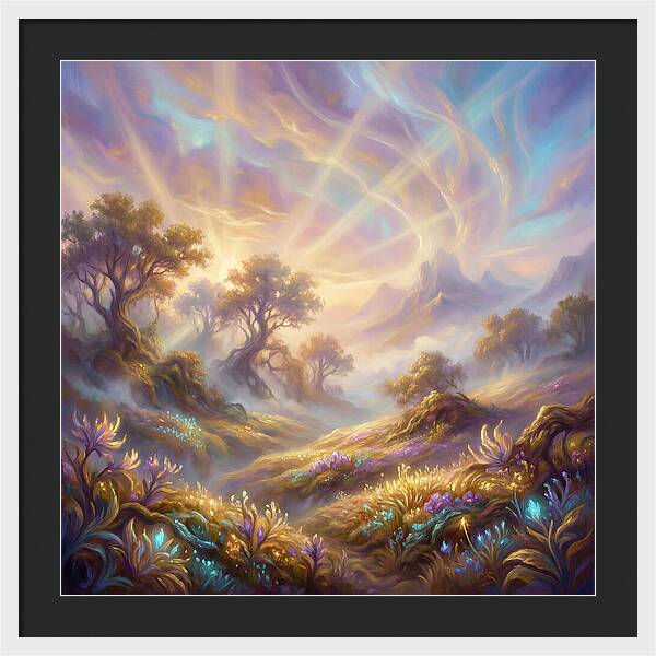 Hillside Landscape Luminous