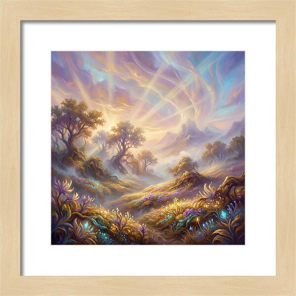 Hillside Landscape Luminous