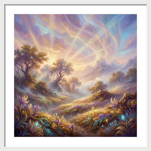 Hillside Landscape Luminous