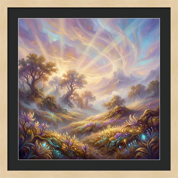 Hillside Landscape Luminous