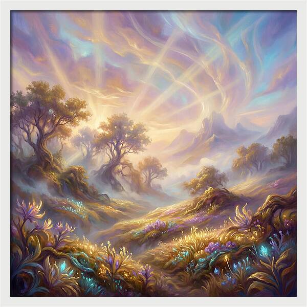 Hillside Landscape Luminous