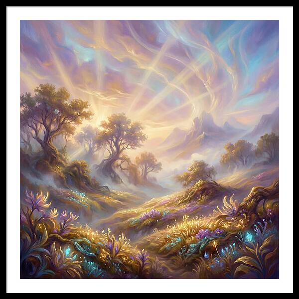 Hillside Landscape Luminous