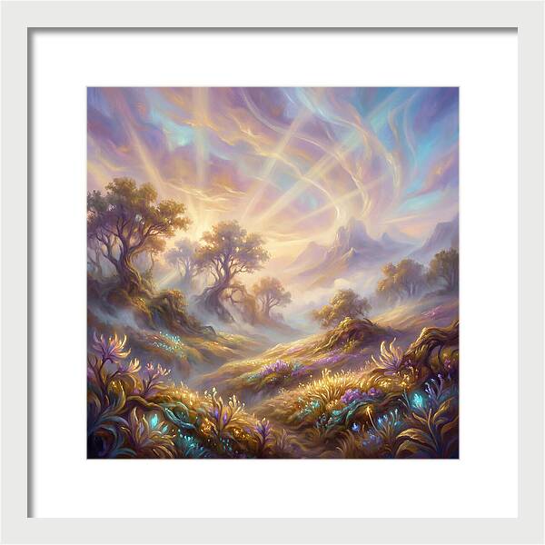 Hillside Landscape Luminous