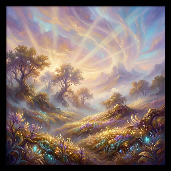 Hillside Landscape Luminous