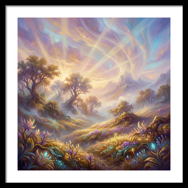 Hillside Landscape Luminous