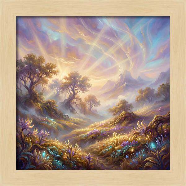 Hillside Landscape Luminous