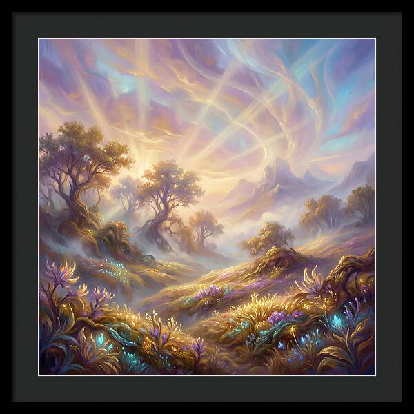 Hillside Landscape Luminous