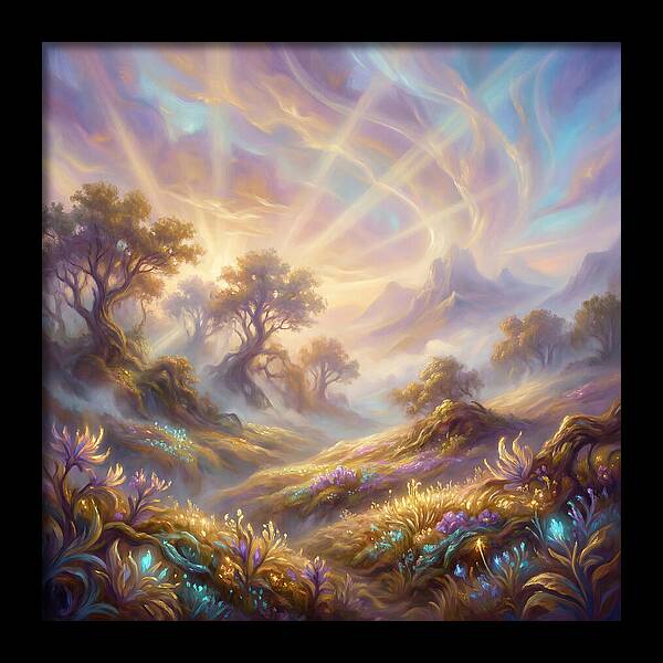 Hillside Landscape Luminous