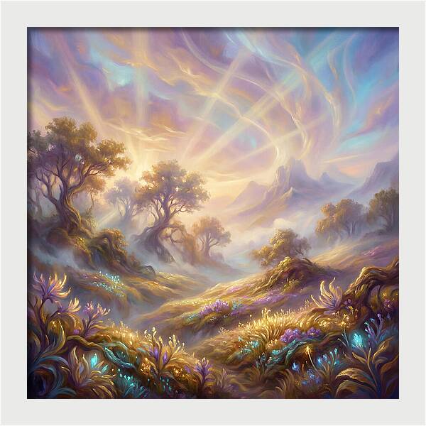 Hillside Landscape Luminous