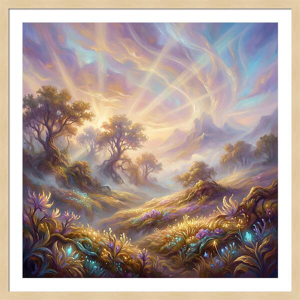 Hillside Landscape Luminous