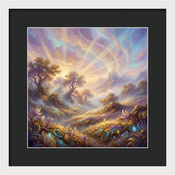 Hillside Landscape Luminous