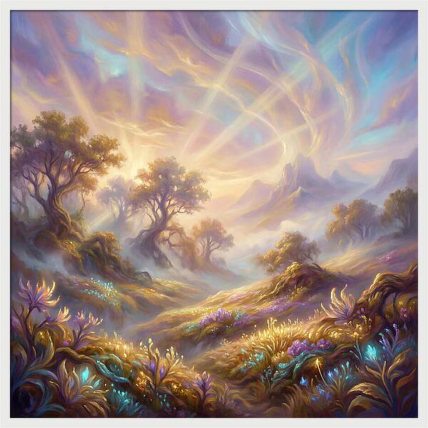 Hillside Landscape Luminous
