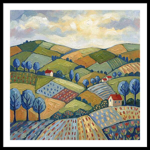 Hillside Landscape Serenity