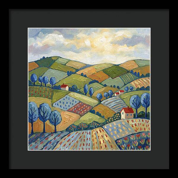Hillside Landscape Serenity