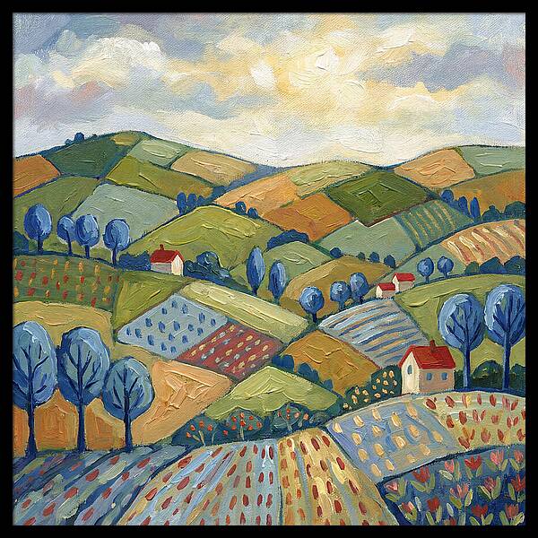 Hillside Landscape Serenity