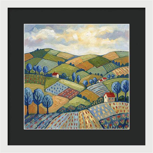 Hillside Landscape Serenity