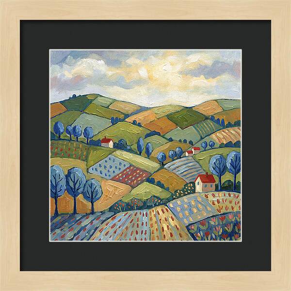 Hillside Landscape Serenity