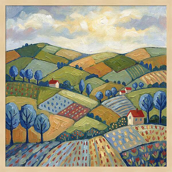 Hillside Landscape Serenity