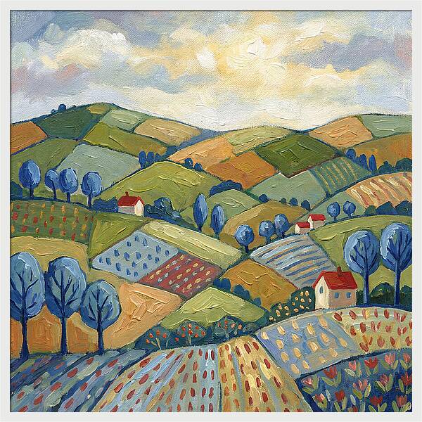 Hillside Landscape Serenity