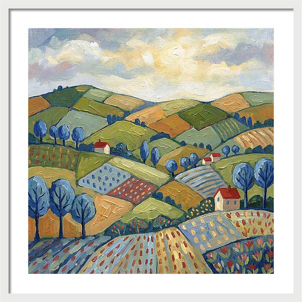 Hillside Landscape Serenity