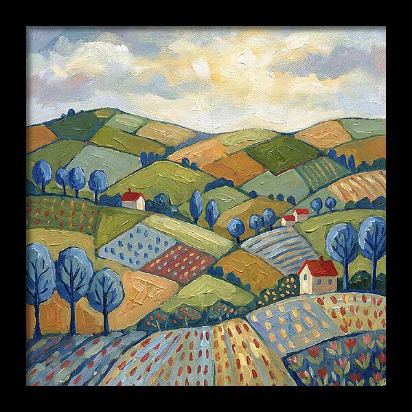 Hillside Landscape Serenity