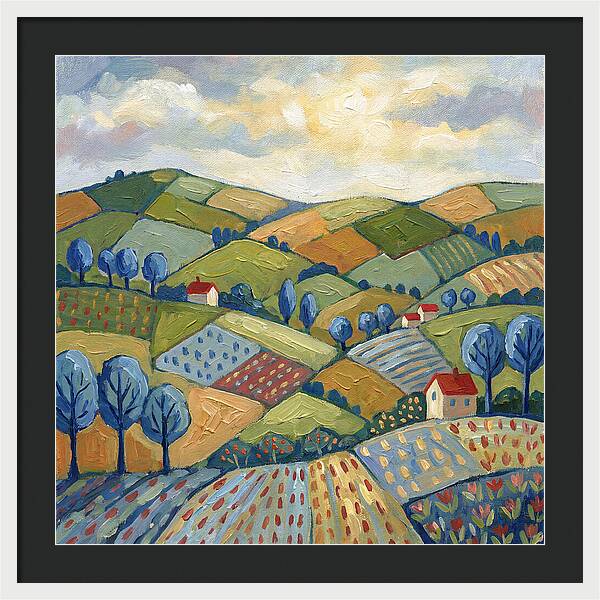 Hillside Landscape Serenity