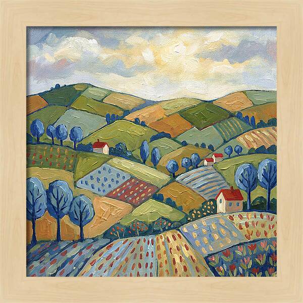 Hillside Landscape Serenity