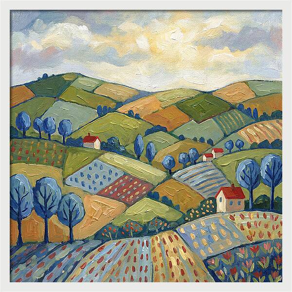 Hillside Landscape Serenity