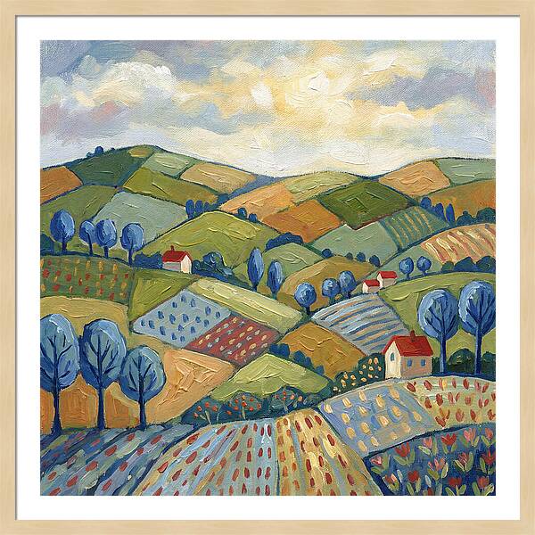 Hillside Landscape Serenity