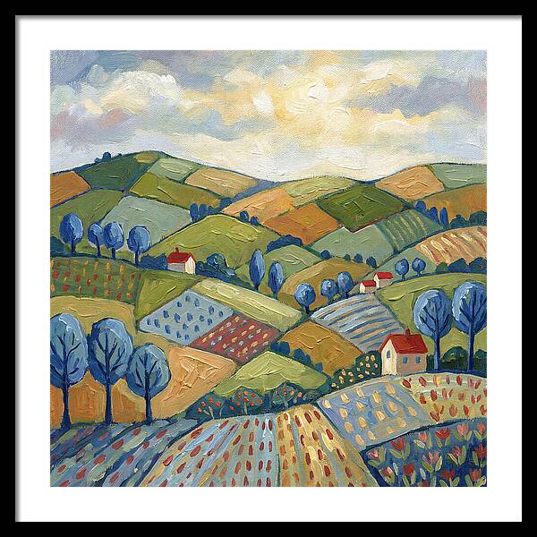 Hillside Landscape Serenity