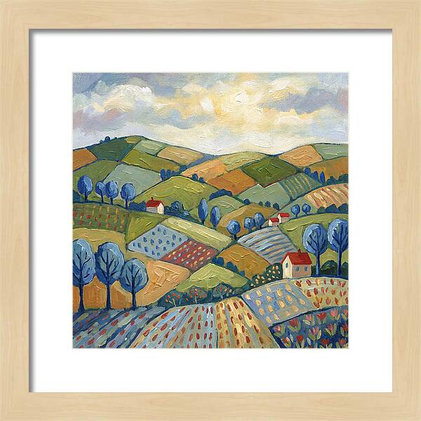 Hillside Landscape Serenity