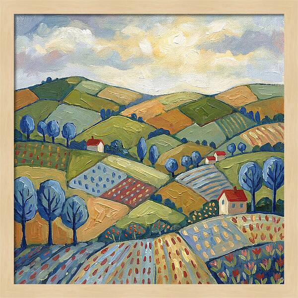 Hillside Landscape Serenity