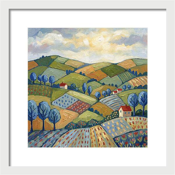 Hillside Landscape Serenity