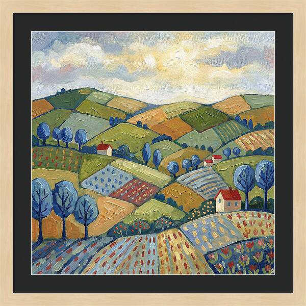 Hillside Landscape Serenity