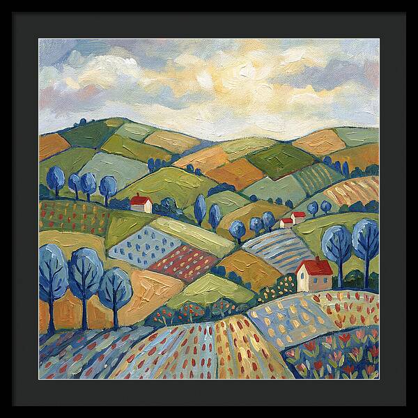 Hillside Landscape Serenity