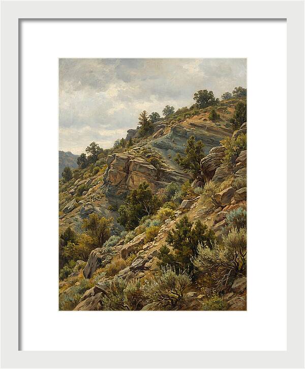 Hillside Serenity In Realism