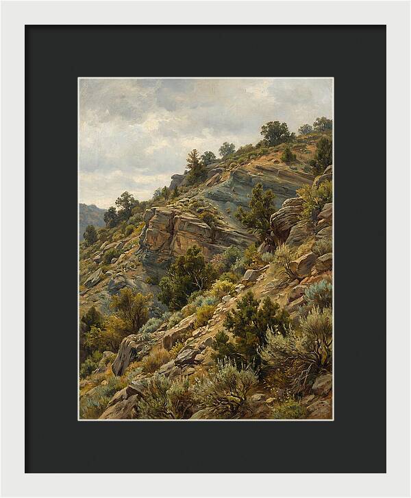 Hillside Serenity In Realism