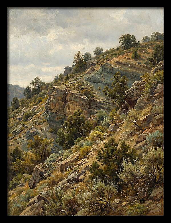 Hillside Serenity In Realism